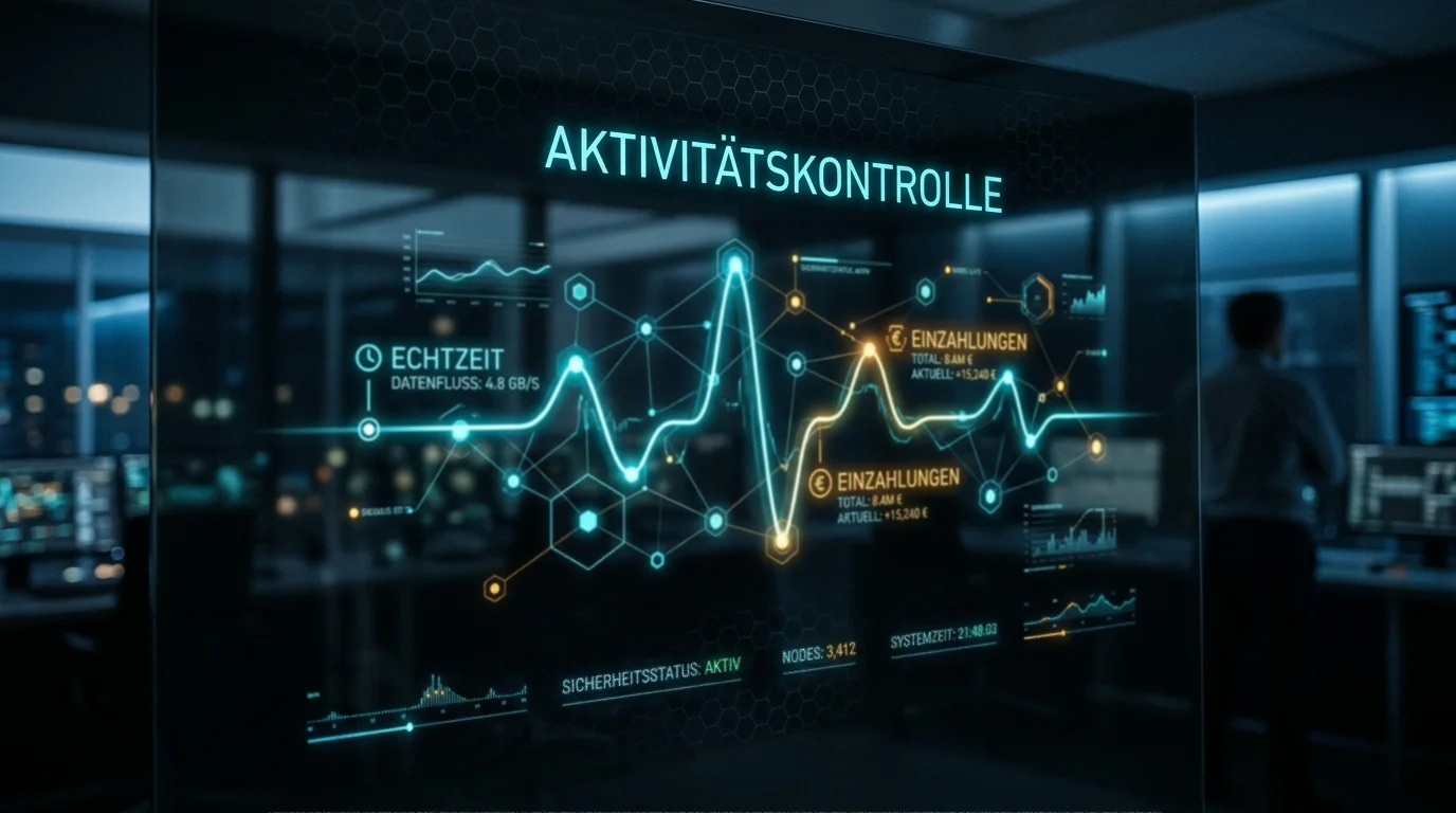Echtzeit-Überwachung von Einzahlungen und parallelem Spiel über ein zentrales Aufsichtssystem