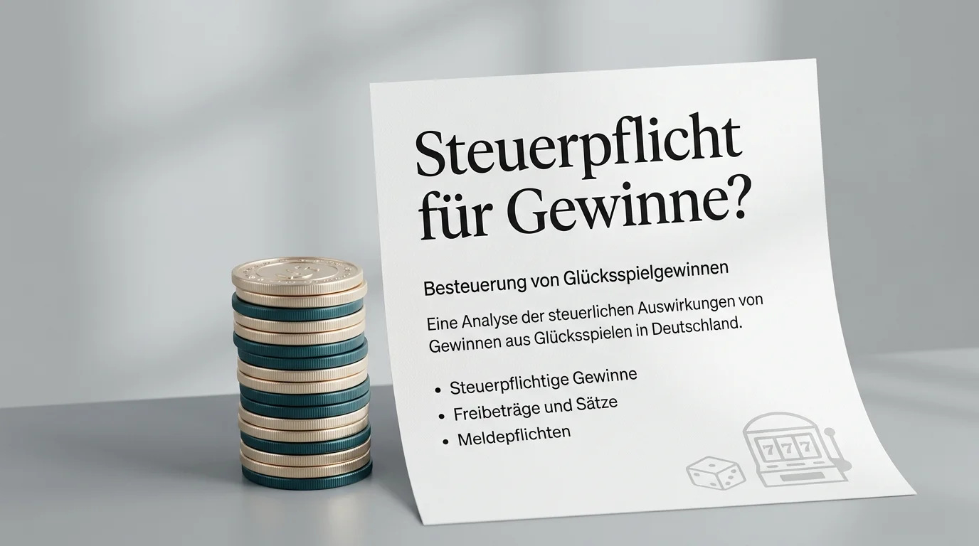Symbolbild zur unsicheren steuerlichen Einordnung von Glücksspielgewinnen